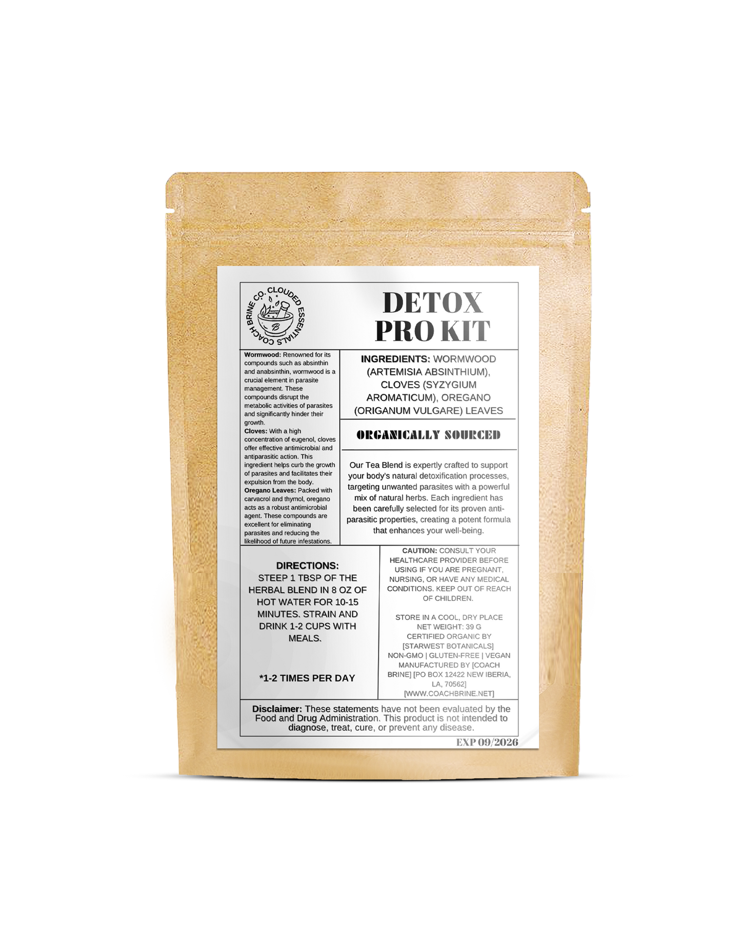 DETOX PRO KIT (HERBAL BLEND/ DETOX TEA)